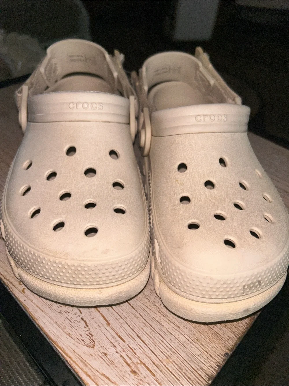 CROCS Kids Classic Clog in Off-White